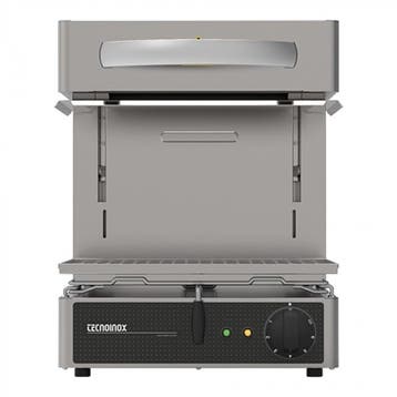 salamander | 2kW | met lekbak en zwaar verchroomd rooster |, Verzenden
