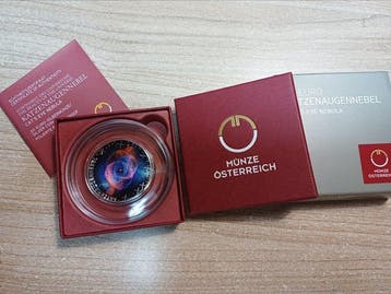 Autriche. 20 Euro 2026 Cats Eye Nebula Proof (Sans prix