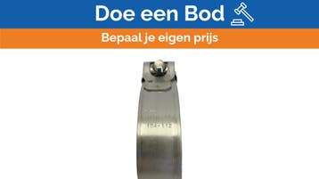 Bieden: Stainless Steel W4 Heavy Duty Hose Clamp 104-112mm, Watersport en Boten, Ophalen of Verzenden, Nieuw