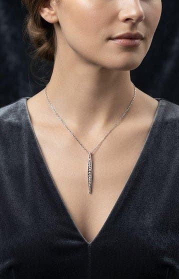 Zonder minimumprijs - Ketting met hanger Zilver - 0.24ct.