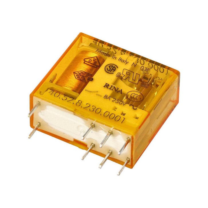 Finder 40.52 PCB Relais 2CO 8A 230VAC - 40.52.8.230.0001, Bricolage & Construction, Électricité & Câbles, Envoi