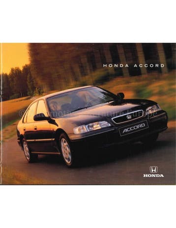 1996 HONDA ACCORD SEDAN BROCHURE NEDERLANDS, Nieuw