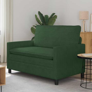 vidaXL bank / zetel Jungle Groen 126 x 81 x 87,5 cm Stof, Verzenden, Nieuw