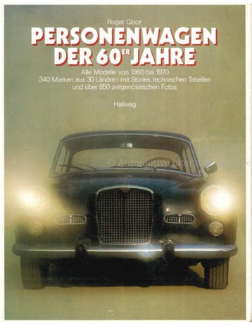 PERSONENWAGEN DER 60eR JAHRE (ALLE MODELLE VON 1960-BIS, Nieuw
