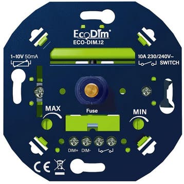 EcoDim ECO-DIM.12 1-10V LED-dimmer 50 mA inbouw soft-start, Verzenden, Nieuw