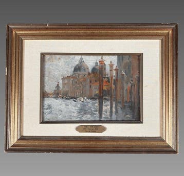 Abel Truchet (1857-1918) - Paysage Vue de Venise