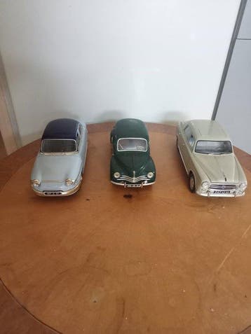 Solido 1:18 - Modelauto (3) - Peugeot 403, Panhard PL17,, Nieuw