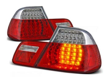 LED achterlicht units Red White geschikt voor BMW E46 Coupe, Verzenden, Nieuw, BMW
