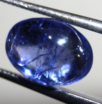 Geen Reserve - ct. 2,50 tanzaniet natuurlijk blauw, paars-