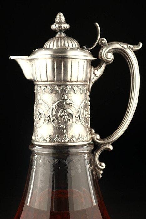 Koch & Bergfeld - Karaf - .800 zilver, Antiquités & Art, Antiquités | Argent & Or