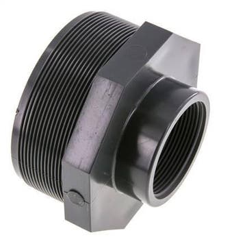 Bague de réduction Rp2 femelle x G4 mâle PVC-U 16bar, Verzenden