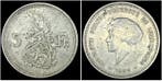 Luxemburg. Set of 9 coins, incl. silver, various metals and
