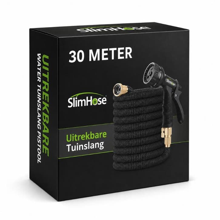 Slimhose Flexibele Tuinslang  | Uitrekbaar - Knikvrij met 10, Tuin en Terras, Tuinslangen, Nieuw, Ophalen of Verzenden