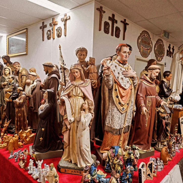 Hier kom je ogen tekort – 800 m² religieuze schatten!, Antiquités & Art, Antiquités | Objets religieux