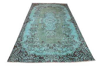 Turkoois vintage - Vloerkleed - 270 cm - 160 cm - met, Nieuw