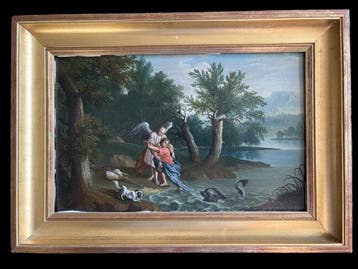 German School (XVIII) - Tobias und der Fisch