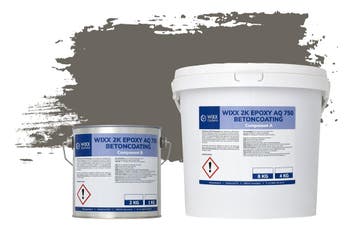 Wixx 2K Epoxy AQ 750 Betoncoating RAL 7039 | Kwartsgrijs, Doe-het-zelf en Bouw, Verzenden, Nieuw