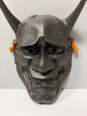 Noh masker - Japanse ijzeren Hannya Noh-mask – Traditioneel