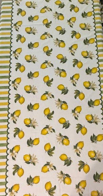 Elegante tafellaken voor grote tafels, mediterrane fantasie, Antiek en Kunst