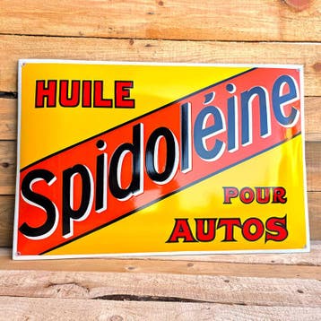 Spidoleine reclamebord, Verzamelen, Verzenden, Nieuw