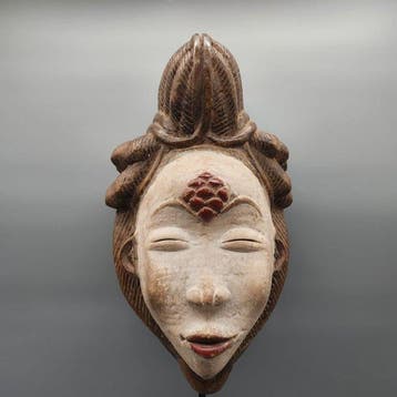 Prachtig masker - Punu - Punu - Gabon (Zonder minimumprijs)
