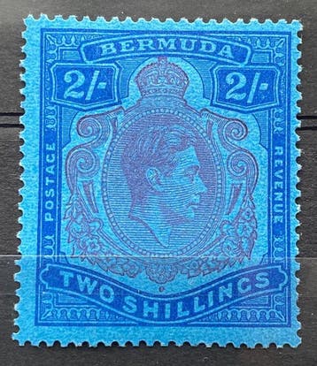 Bermuda 1938/1953 - KGVI 2/ & 5/ ( SG 116c, 116d, 116e,, Gestempeld