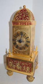Horloges de table/bureau - - Laiton doré - 1750-1800, Antiquités & Art, Antiquités | Horloges