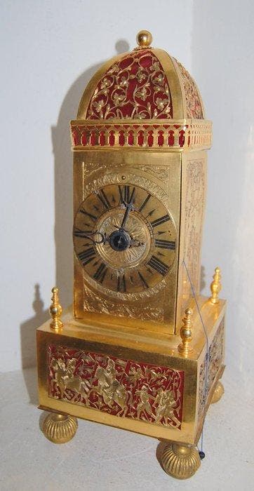 Horloges de table/bureau - - Laiton doré - 1750-1800, Antiquités & Art, Antiquités | Horloges