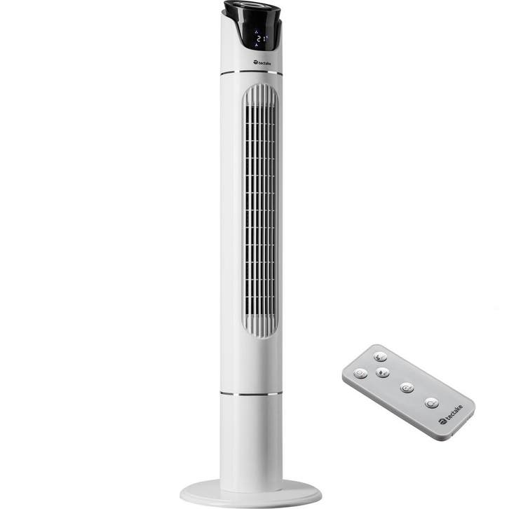 tectake Torenventilator 110 cm - wit, Elektronische apparatuur, Airco's, Verzenden