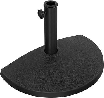 2dekans | Angel Living Parasolvoet - Half Rond - 9kg - Ø50cm, Ophalen of Verzenden, Nieuw