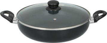alpina Hapjespan Ø28cm met Glazen Deksel, Huis en Inrichting, Verzenden, Nieuw