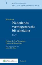 Handboek Nederlands vermogensrecht bij scheiding Deel A, Boeken, Verzenden, Zo goed als nieuw, L.C.A. Verstappen