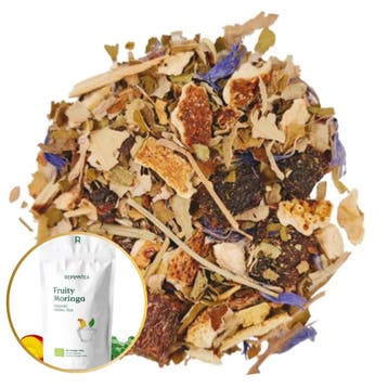 BIO-Kruidenthee TROPICAL FRUITY MORINGA - 100 g, Ophalen of Verzenden