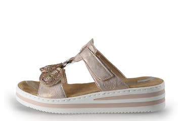 Rieker Slippers in maat 40 Roze, Vêtements | Femmes, Chaussures, Verzenden, Slippers