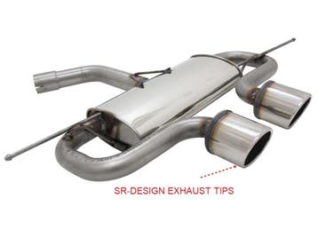 R32 R20 Sport Look Uitlaat Systeem voor Volkswagen Golf 5 &, Ophalen of Verzenden