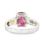 Bague Platine - 3.34ct. tw. Saphir - Diamant - Bague en, Nieuw