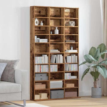 vidaXL CD Kast Oud hout 101 x 23 x 177,5 cm Bewerkt hout, Verzenden, Nieuw