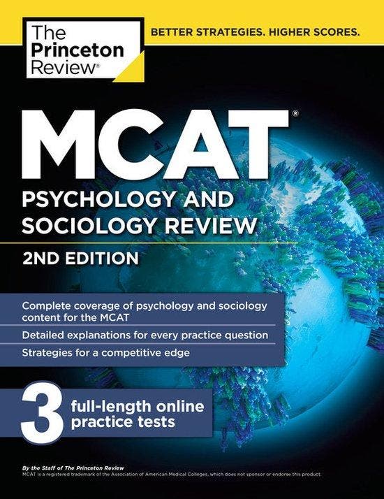 MCAT Psychology and Sociology Review, 2nd Edition, Boeken, Taal | Engels, Gelezen, Verzenden