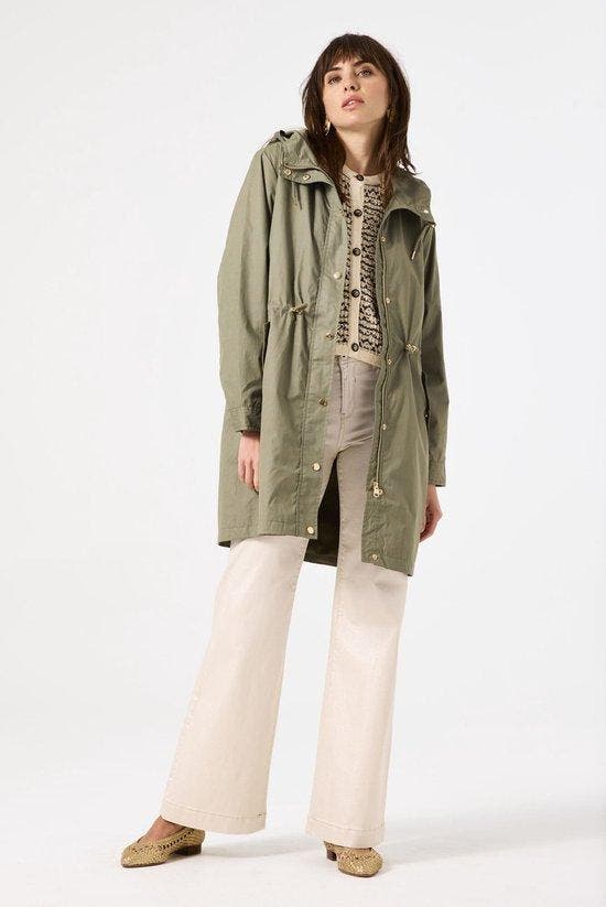 Garcia Jas Trenchcoat Green Summer Dames Maat - S (Jassen), Vêtements | Femmes, Vestes | Hiver, Envoi