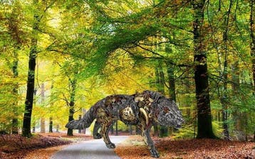 Exclusief S.Buru - sculptuur, XXL STATUE-signed-STEAMpunk