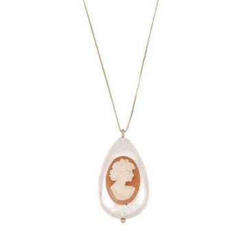 Zonder minimumprijs - Ketting met hanger - 18 karaat Geel