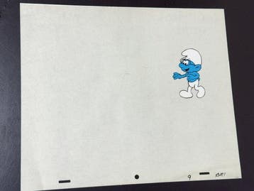 Hanna-Barbera - Originele animatie-cel - The Smurfs (1981), Nieuw in verpakking