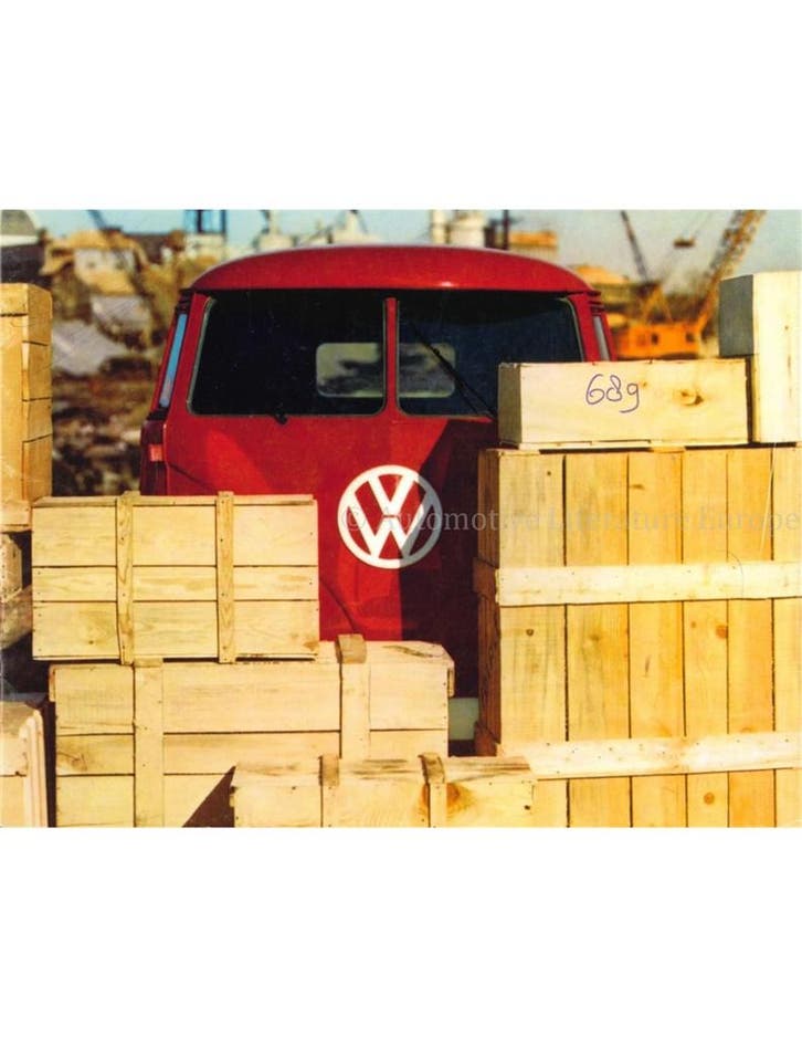 1962 VOLKSWAGEN TRANSPORTER BROCHURE NEDERLANDS, Livres, Autos | Brochures & Magazines