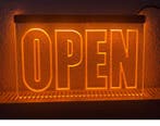 OPEN neon bord lamp LED verlichting reclame lichtbak #15 *OR, Verzenden, Nieuw