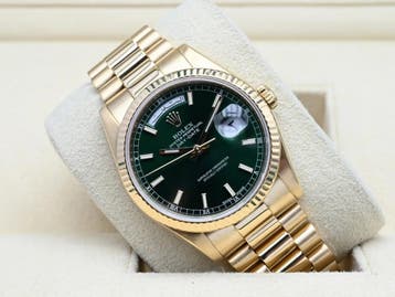 Rolex Day-Date Ref. 118238 Year 2000 (Box & Papers), Handtassen en Accessoires, Horloges | Heren, Ophalen of Verzenden, Zo goed als nieuw