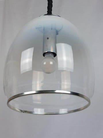 Plafondlamp - Glas, Chroom, Metaal