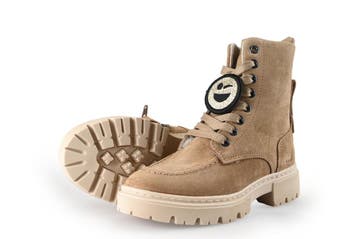 Nubikk Veterboots Meisjes in maat 28 Bruin, Kinderen en Baby's, Verzenden, Jongen of Meisje, Nubikk, Schoenen