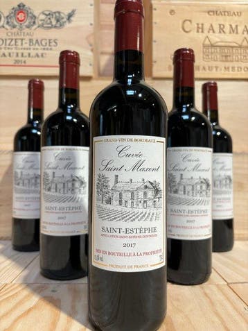 2017 Cuvée Saint Maxent - Saint-Estèphe - 6 Flessen (0.75