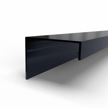 Afdekkap zijkant lichtstraat-2500 mm-Antraciet gelijkend RAL, Verzenden, Nieuw
