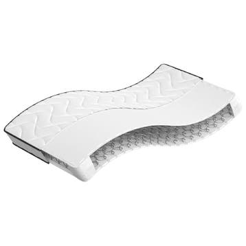 vidaXL Binnenveringmatras middelhard 100x200 cm, Verzenden, Nieuw